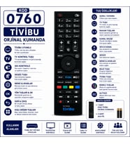Tivibu 0760 Türk Telekom TV Box Kumandası