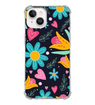 PrintiFy Apple iPhone 14 Plus Uyumlu Retro Color 1 Baskılı Şeffaf Köşe Korumalı Antişok Kılıf