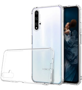 Huawei Nova 5T Uyumlu Kılıf Zore Nitro Anti Shock Silikon (Renksiz)