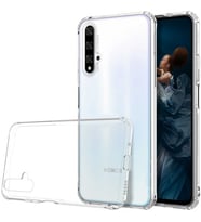 Huawei Nova 5T Uyumlu Kılıf Zore Nitro Anti Shock Silikon (Renksiz)