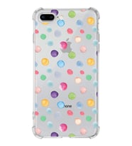 PrintiFy Apple iPhone 7 Plus Uyumlu Water Color 6 Baskılı Şeffaf Köşe Korumalı Antişok Kılıf