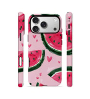 iPhone 17 Pro Vorian Çift Katmanlı MagSafe Kılıf Watermelon Hearts