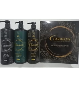 CARMELOS Brezillian Keratin + Collagen Bakım 3 Lü Bakım Seti