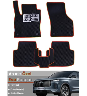 Jaecoo 7 - J7 (2024-2025) Uyumlu EVA Paspas Tam Set – Araca Özel Tasarım, Su Geçirmez,Kolay Montaj