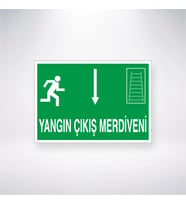 Yangın Çıkış Merdiveni Altta