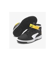 Puma Rebound Layup Sl V Ps Çocuk Uniseks Spor Ayakkabı SİYAH SARI