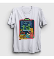 Presmono Unisex Beyaz Jenny's New Friends T-Shirt 538558tt