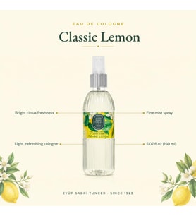 Eyüp Sabri Tuncer Klasik Limon Kolonyasi Silindir Pet Şişe Sprey (150 ml)