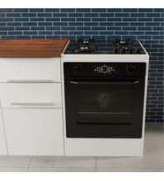 Safir Beyaz Ankastre Fırın Dolabı – 60 cm Uyumlu, Modern Mutfak Alt Modülü