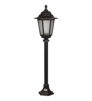 AVONNI BSU-68054-BSY-M3-BOP Siyah Boyalı Dış Mekan Aydınlatma E27 Aluminyum Polikarbon Cam 27cm