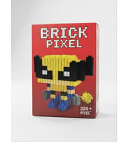 Mini Boy Volverine Tasarımlı Büyük Parçalı Blok Oyuncak Seti Big Pixel Brick Set