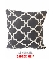 Kırlent Yastık Kılıfı Vip Kılıf 1 ADET-43x43 CM(BÜYÜK KARAÇATI)