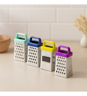 Mini Metal Sarımsak Rendesi (Plastik Saplı, Mıknatıslı)