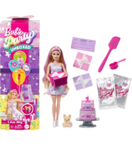 Barbie Party Unboxed Köpeğimin Doğum Günü Serisi Mavi Elbiseli (Çok Renkli)