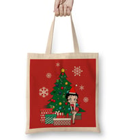 Betty Boop Around The Christmas Tree Bez Çanta Uzun Saplı