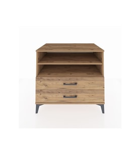 Kronos Şifonyer 2 Raflı 2 Çekmeceli 88x59x80 Çam-Çam