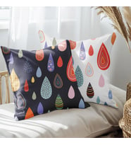 eJOYA Modern Tasarımlı 2'li Yastık İçi Ve Kırlent Kılıfı 45cm 113439