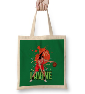 Zach LaVine Vintage Art -Legend Basketball Gift Vintage Retro Style Bez Çanta Uzun Saplı