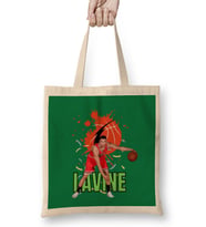 Zach LaVine Vintage Art -Legend Basketball Gift Vintage Retro Style Bez Çanta Uzun Saplı