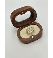 Göz Detay Zirkon Taş Ayarlamalı Çelik Yüzük Gümüş
