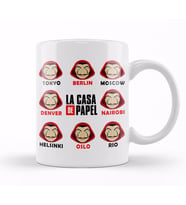 La Casa De Papel 01 Kupa Bardak Porselen