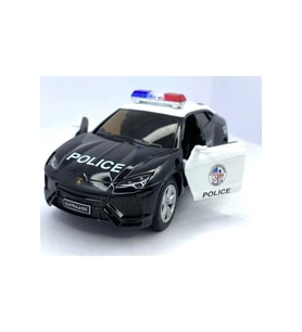Lamborghini Urus Oyuncak Metal Polis Arabası Çek Bırak Die-cast Demir Model Araç 13Cm