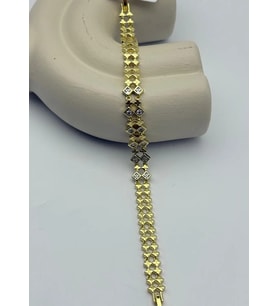 Xuping Gold İkili Taşlı Bileklik 25 -xpb84