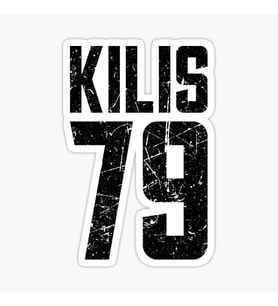 79 KİLİS Sticker Yapıştırma Oto Etiket 17cm