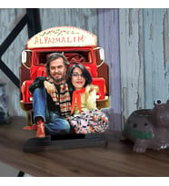 Kişiye Özel Fotoğraflı Al Yazmalım Tasarımlı Karikatür Biblo