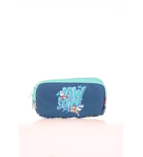 Kaukko Kids 3 Bölmeli Kalem Çantası Fast Shark Mavi L8167