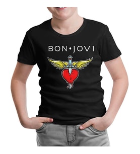 Bon Jovi Siyah Çocuk Tshirt