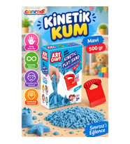 03686 Aksesuarlı Mavi Kinetik Oyun Kumu 500 gr