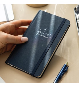 Lexroo Charmlı Süresiz Haftalık Planlayıcı Cep Ajanda 9x17 cm Lacivert
