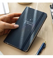 Lexroo Charmlı Süresiz Haftalık Planlayıcı Cep Ajanda 9x17 cm Lacivert
