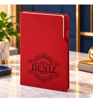 BK Gift Kişiye Özel İsimli 374 Termo Deri 2027 Ajanda-11, Günlük Ajanda 17x24 cm