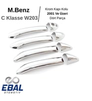Mercedes C Klasse W203 Krom Kapı Kolu 4 Kapı 2001 Üzeri P. Çelik