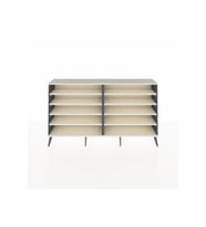 Arges Konsol 8 Raflı  176x30x99 Antrasit-Aytaşı