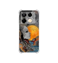 PrintiFy İnfinix Note40pro ile Uyumlu Simya Serisi Mozaik Tanrıça Tasarımlı Uv Baskılı Köşe Korumalı Antişok Kılıf