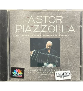 (Müzik CD sidir - Plak Değildir) CD Astor Piazzolla Concierto Para Bandoneon Tres Tangos CD