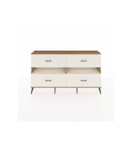 Arges Konsol 2 Raflı 4 Çekmeceli  176x30x99 Çam-Aytaşı