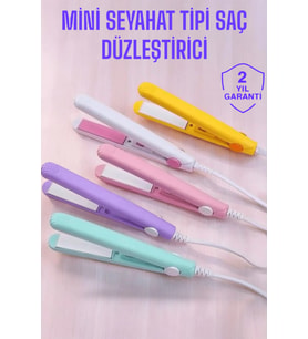 Seramik Kaplama Taşınabilir Mini Saç Düzleştirici Seyahat Dostu Tasarım