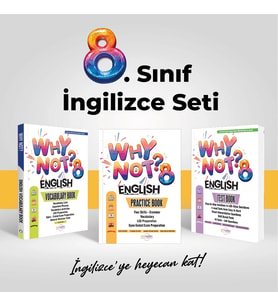 WHY NOT 8.SINIF İNGİLİZCE SETİ (PRACTICE + TEST + VOCABULARY BOOK)