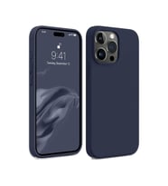 Apple iPhone 15 Pro Max Kılıf First Silikon - Lacivert