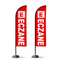 Eczane Reklam 2li Bayrak Paketi