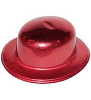 Durukar® Kırmızı Renk Hologramlı Plastik Yuvarlak Melon 27x24 cm