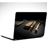 Siyah Gitar Laptop Sticker 10 İnch (25X19CM)
