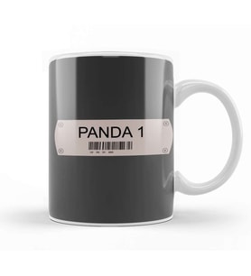 My Name is Panda 1 We Bare Bears Kupa Bardak Porselen