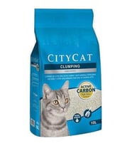 City Cat Aktif Karbonlu Topaklanan Kedi Kumu 10 Lt