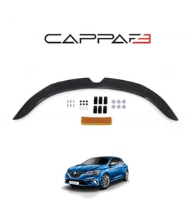 Renault Megane 4 2016- Yılı ve Sonrası Uyumlu Kaput Rüzgarlığı 3mm