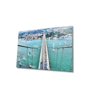 Miyrem Glasses Collection -A1^#  Istanbul Boğazı Manzara Cam Tablo (Çok Renkli)